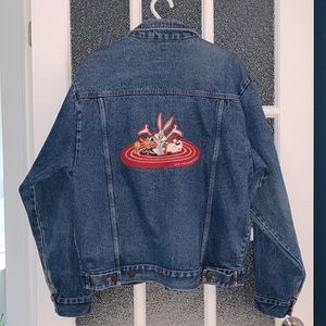 Vintage Looney Tunes RUSTLER BRAND Jean Jacket (M)